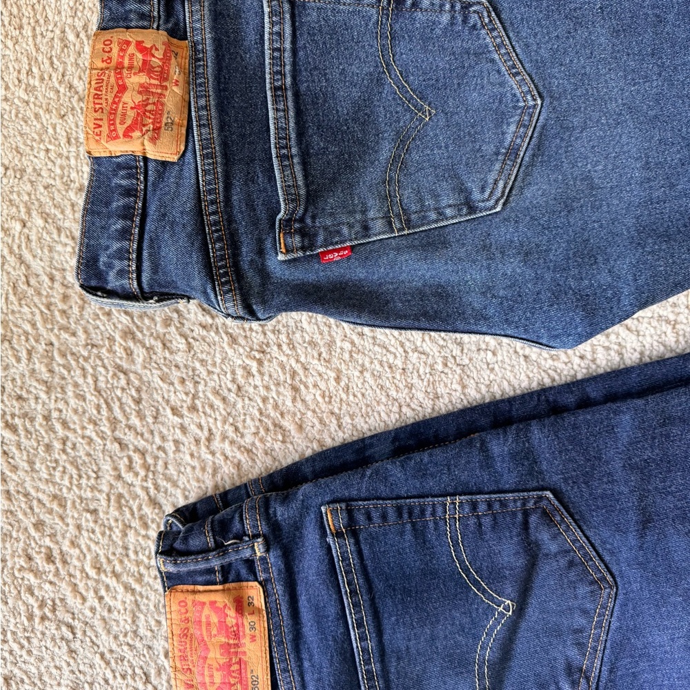 Men”s Levi Jeans style 501, 502, 511 black and blue - Picture 3 of 6